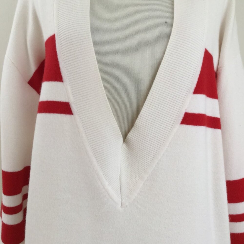 Sandro Paris Deep V-Neck Sweater s - Picture 4 of 11